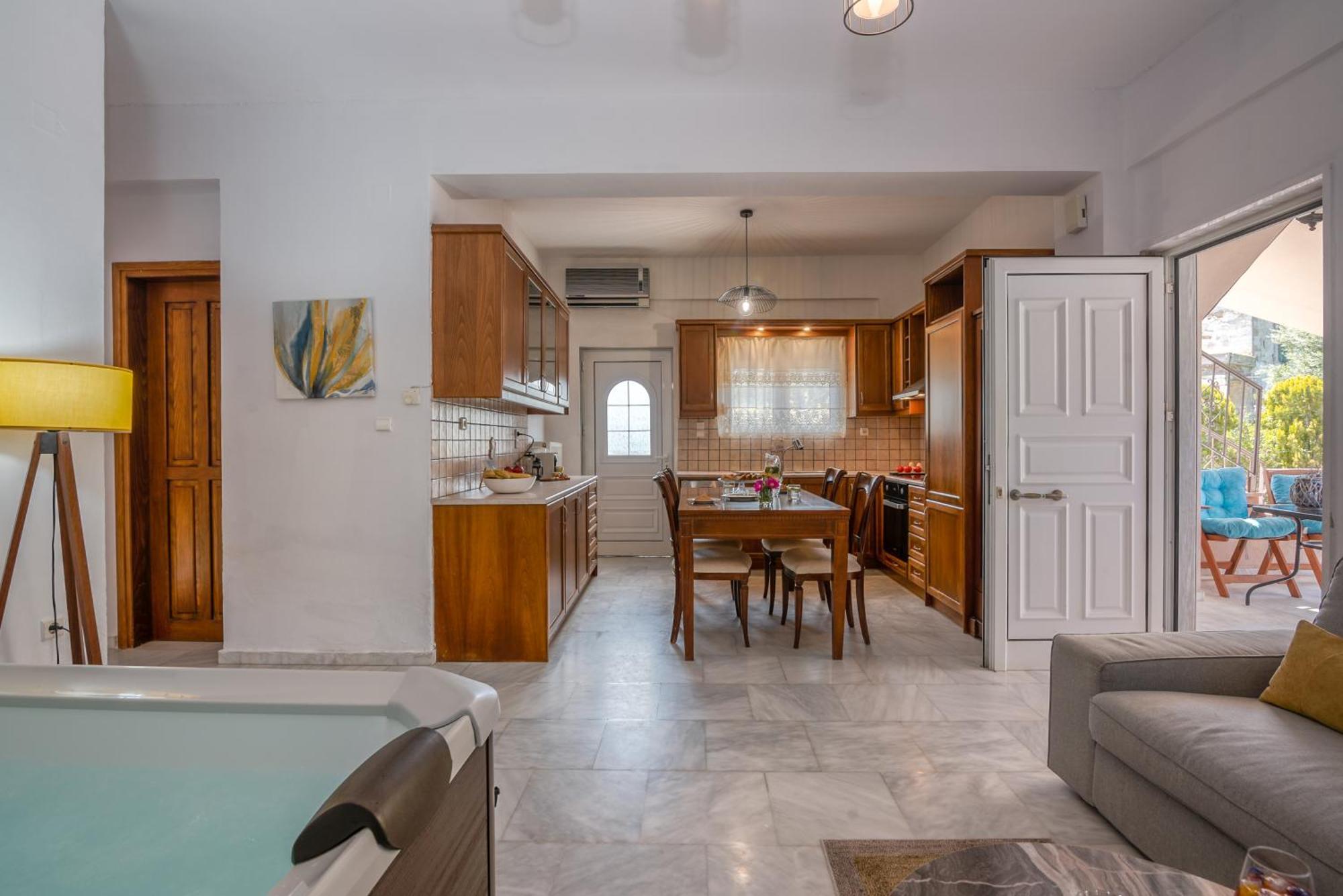 Вілла Achilleas Deluxe Αpartment -Pet Friendly-Parking-Mountain View Kotsiana Екстер'єр фото