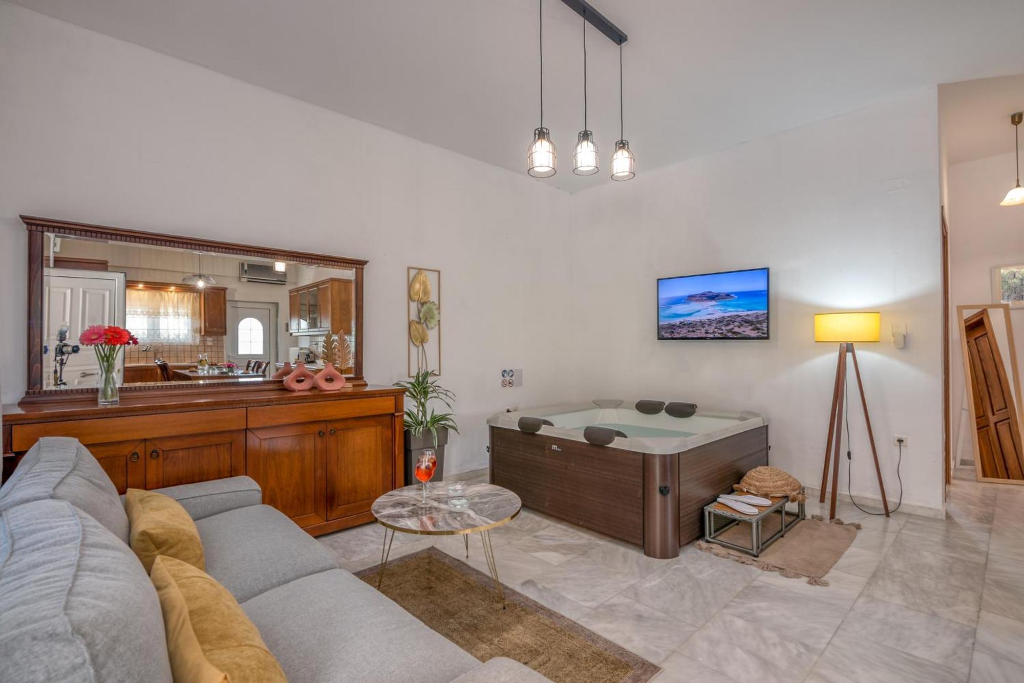 Вілла Achilleas Deluxe Αpartment -Pet Friendly-Parking-Mountain View Kotsiana Екстер'єр фото