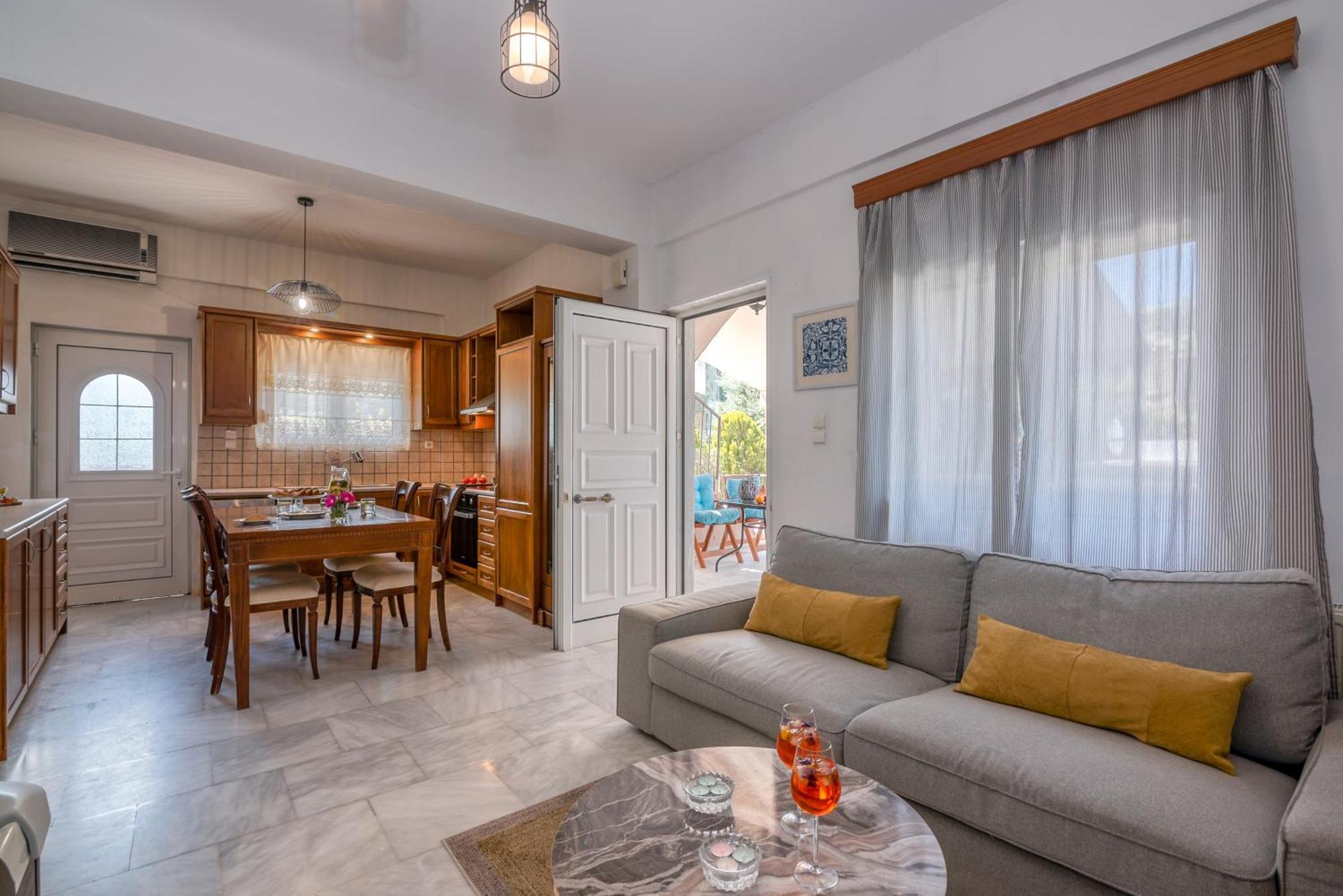 Вілла Achilleas Deluxe Αpartment -Pet Friendly-Parking-Mountain View Kotsiana Екстер'єр фото